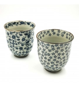 Coffret 2 tasses porcelaine japonaise