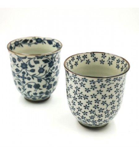 Coffret 2 tasses porcelaine japonaise