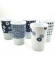 Coffret 5 mugs japonais 250 ml