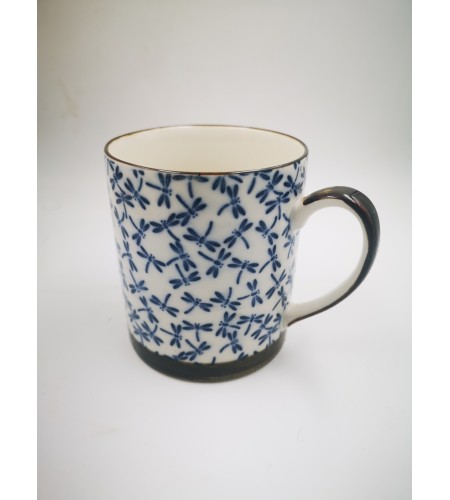 Mug porcelaine japonaise libellule