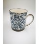 Mug porcelaine japonaise feuilles