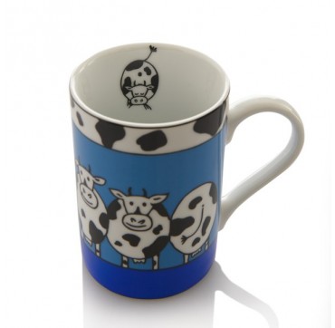 Mug enfant bleu vaches