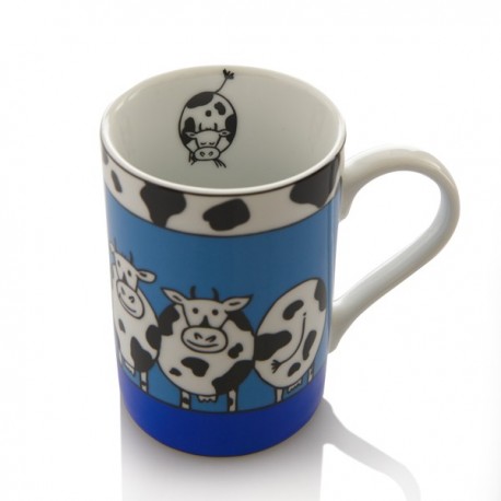 Mug enfant bleu vaches