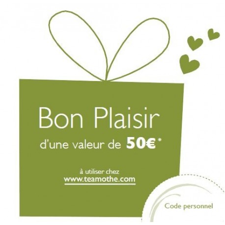 Bon cadeau 50 Euros