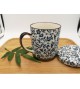Mug+ filtre + couvercle céramique japonaise