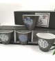 Coffret 4 tasses céramique japonaise