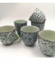 Coffret 6 tasses céramique japonaise